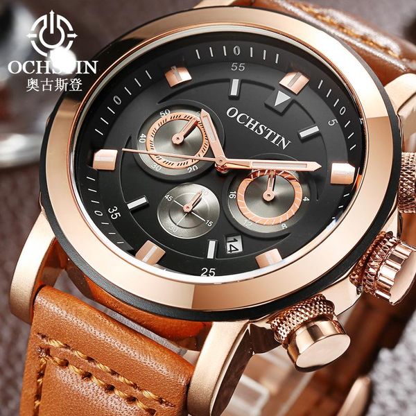 wristwatches ochstin2021 automatic calendar watch men casual sports quartz wristwatch multifunction waterproof chronograph relogio masculino, Slivery;brown
wristwatches ochstin2021 automatic calendar watch men casual sports quartz wristwatch multifunction waterproof chronograph relogio masculino, Slivery;brown