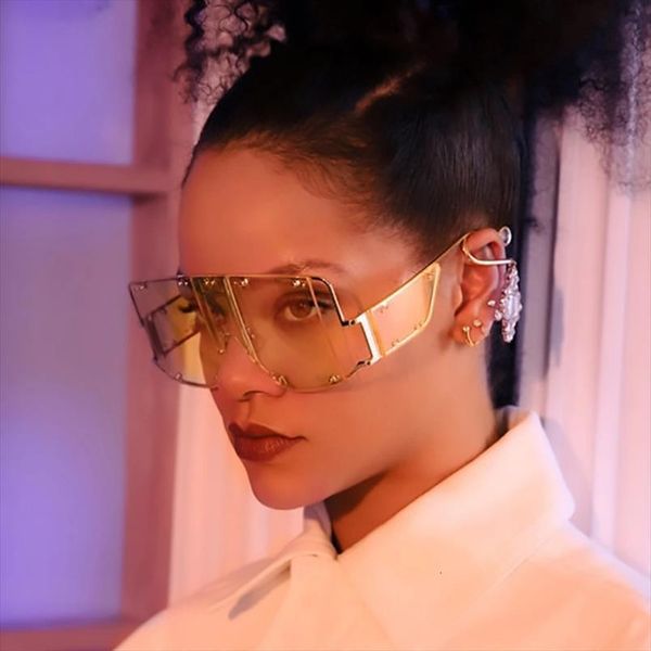 fashion square sunglasses women oversized pink glasses designer celebrity width temple global popularity, White;black