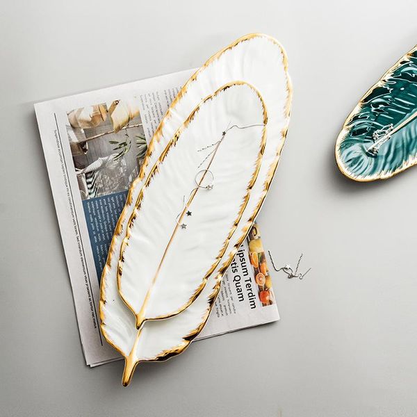 kitchen storage & organization luxury ceramic tableware feather shape plate with phnom penh cake dessert decorative tray creative leaf dinne
kitchen storage & organization luxury ceramic tableware feather shape plate with phnom penh cake dessert decorative tray creative leaf dinne