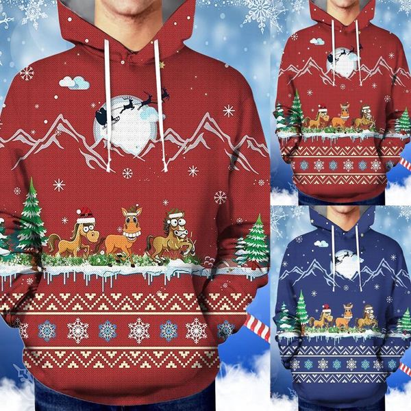 men's hoodies & sweatshirts christmas elk autumn and winter casual digital printed hooded pullover sweatshirt blouse, Black
men's hoodies & sweatshirts christmas elk autumn and winter casual digital printed hooded pullover sweatshirt blouse, Black