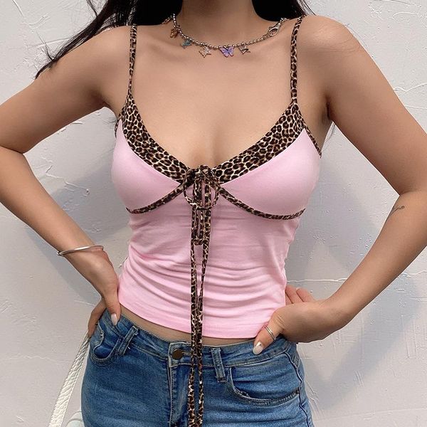 women's tanks & camis leopard bandage lace up patchwork summer women spaghetti strap v neck backless slim crop female streetwe, White
women's tanks & camis leopard bandage lace up patchwork summer women spaghetti strap v neck backless slim crop female streetwe, White