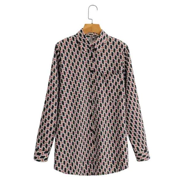 spring women geometric print single pocket casual shirt female long sleeve blouse loose blusas s8569 210430, White
spring women geometric print single pocket casual shirt female long sleeve blouse loose blusas s8569 210430, White