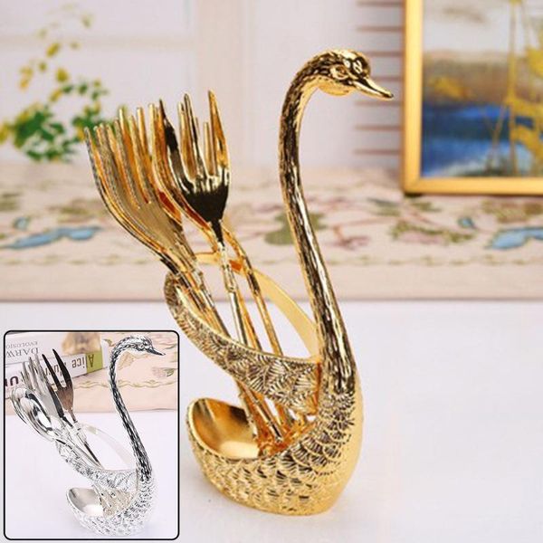 forks 7pcs swan fruit base holder fork set silver/gold salad dessert coffee cake tableware stainless steel kitchen dinnerware
forks 7pcs swan fruit base holder fork set silver/gold salad dessert coffee cake tableware stainless steel kitchen dinnerware