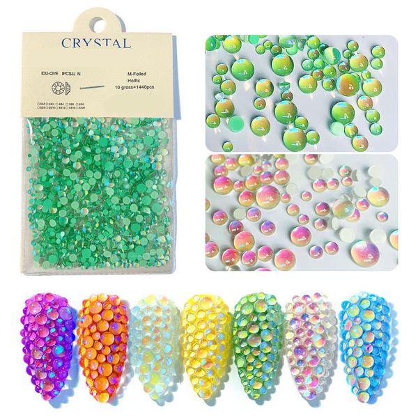 nail art decorations 1440pcs flatback beads aurora rhinestone for nails mix size mermaid symphony iridescent gems pearl stones, Silver;gold
nail art decorations 1440pcs flatback beads aurora rhinestone for nails mix size mermaid symphony iridescent gems pearl stones, Silver;gold