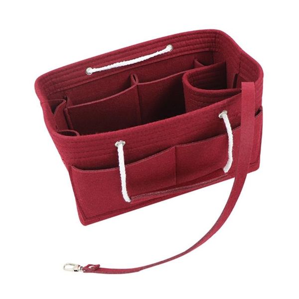 cosmetic bags & cases felt insert bag multi pocket makeup storage handbag purse tote baby diaper organizer with inner handle
cosmetic bags & cases felt insert bag multi pocket makeup storage handbag purse tote baby diaper organizer with inner handle