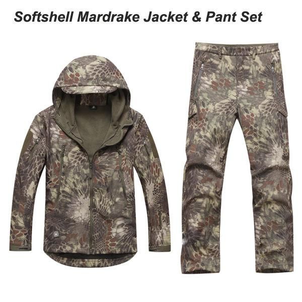 men's tracksuits sets camouflage mardrake tad softshell jacket & pants waterproof breathable windproof good quality highlander typhon, Gray
men's tracksuits sets camouflage mardrake tad softshell jacket & pants waterproof breathable windproof good quality highlander typhon, Gray