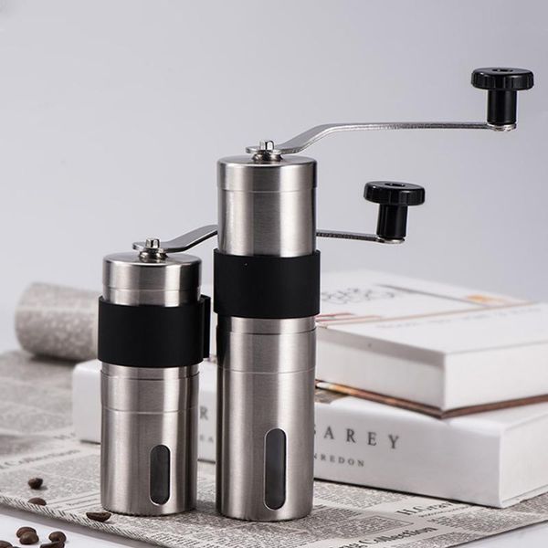 manual coffee grinders portable grinder ceramic stainless steel adjustable bean mill with rubber loop ring easy clean kitchen tool
manual coffee grinders portable grinder ceramic stainless steel adjustable bean mill with rubber loop ring easy clean kitchen tool