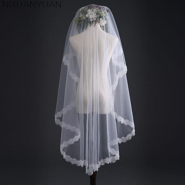 bridal veils nixuanyuan fashion 2021 wholesale white ivory 150cm long applique edge wedding accessories, Black
bridal veils nixuanyuan fashion 2021 wholesale white ivory 150cm long applique edge wedding accessories, Black