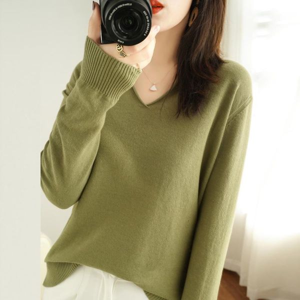 women's sweaters bottoming shirt autumn 2021 style thin western v-neck knitted loose, White;black
women's sweaters bottoming shirt autumn 2021 style thin western v-neck knitted loose, White;black