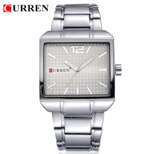 wristwatches curren 8132 men fashion sports watches quartz analog man business quality all steel mens waterproof, Slivery;brown
wristwatches curren 8132 men fashion sports watches quartz analog man business quality all steel mens waterproof, Slivery;brown