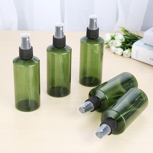 5pcs 150/200ml mini plastic small empty spray bottle for make up and skin care refillable travel use dark green color storage bottles & jars
5pcs 150/200ml mini plastic small empty spray bottle for make up and skin care refillable travel use dark green color storage bottles & jars