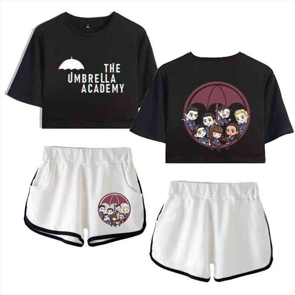 the umbrella academy tracksuit women two piece set cotton short and middle waist shorts pop fitness summer tracksuits, White
the umbrella academy tracksuit women two piece set cotton short and middle waist shorts pop fitness summer tracksuits, White