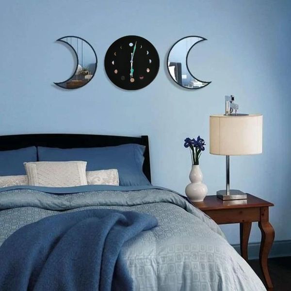 nordic moon phase wall hanging clock luminous hands home glow in night wooden watch creative decor design clocks
nordic moon phase wall hanging clock luminous hands home glow in night wooden watch creative decor design clocks