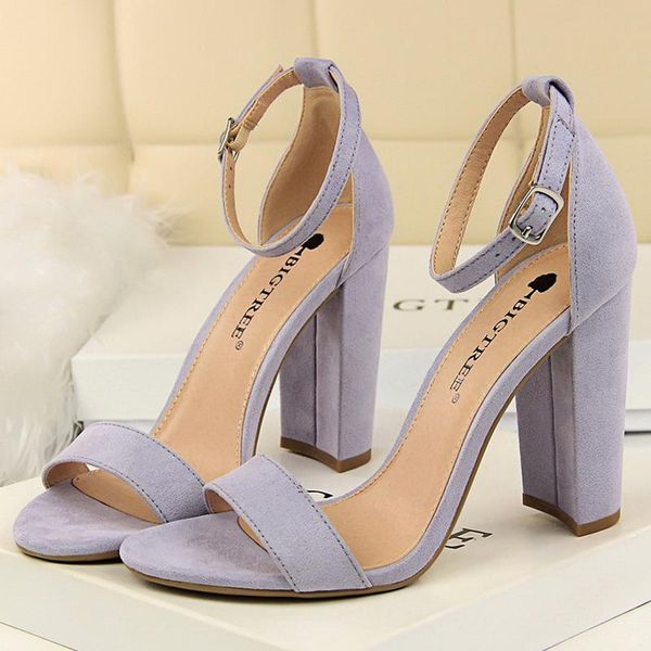 sandals 2021 summer concise women 9.5cm stripper high heels wedding purple pink block ankle strap plus size shoes, Black
sandals 2021 summer concise women 9.5cm stripper high heels wedding purple pink block ankle strap plus size shoes, Black
