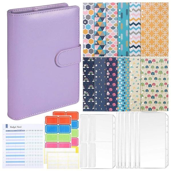 pieces a6 pu leather notebook binder set, zipper folders dual bag expense for school office home gift wrap
pieces a6 pu leather notebook binder set, zipper folders dual bag expense for school office home gift wrap