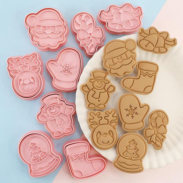 baking moulds 8 pcs/set diy cartoon biscuit mould christmas cookie cutters abs plastic tools cake decorating
baking moulds 8 pcs/set diy cartoon biscuit mould christmas cookie cutters abs plastic tools cake decorating