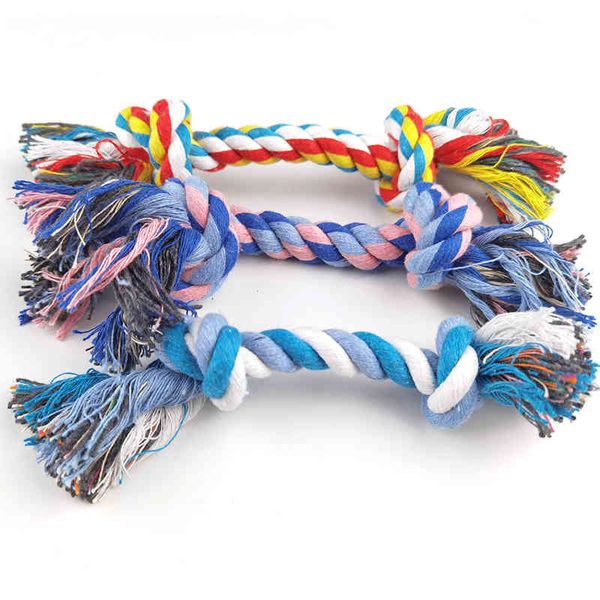 1 pcs random color dog bite rope toys pets dogs supplies pet dog puppy cotton chew knot toy durable braided bone rope funny tool
1 pcs random color dog bite rope toys pets dogs supplies pet dog puppy cotton chew knot toy durable braided bone rope funny tool