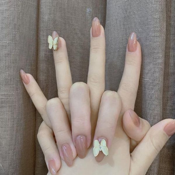 false nails nail beauty decor with a butterfly in skin color elegant fashion detachable glue style for all women daily life mh88, Red;gold
false nails nail beauty decor with a butterfly in skin color elegant fashion detachable glue style for all women daily life mh88, Red;gold