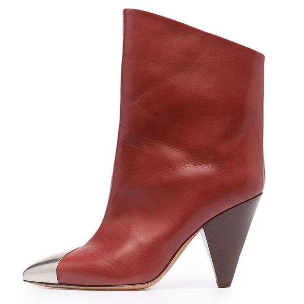 boots metal pointy toe spike high heel short fashion 2021 design women's booty ankle, Black
boots metal pointy toe spike high heel short fashion 2021 design women's booty ankle, Black