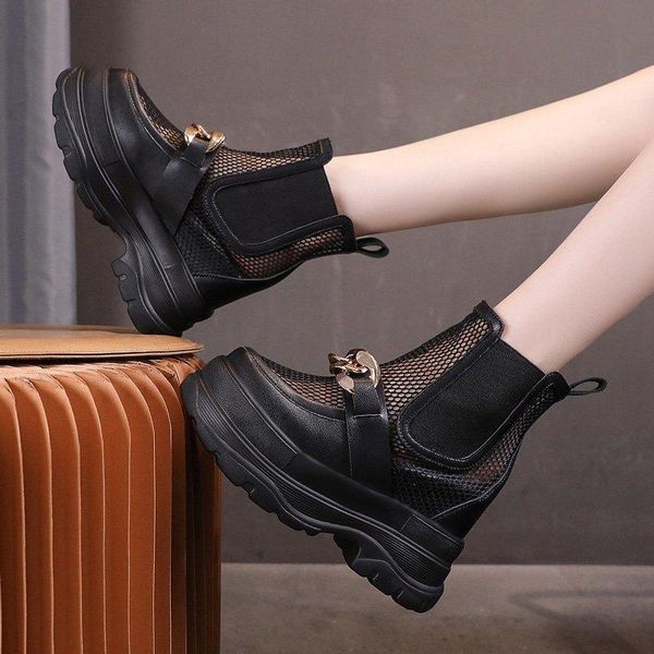 boots shoes elegant woman round toe clogs platform luxury designer boots-women flat heel sandals ladies high fashion lolit, Black 
boots shoes elegant woman round toe clogs platform luxury designer boots-women flat heel sandals ladies high fashion lolit, Black