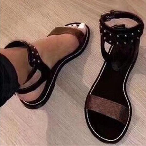 summer men's women's shoes sandals slippers roman style belt buckle flat-bottomed orange print fashion personality, Black
summer men's women's shoes sandals slippers roman style belt buckle flat-bottomed orange print fashion personality, Black