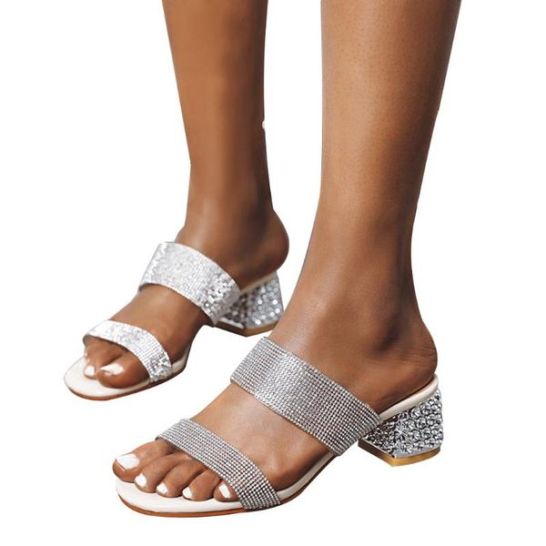 slippers women krystal sandals square root high heel casual shoes woman summer beach walk ladies footwear, Black
slippers women krystal sandals square root high heel casual shoes woman summer beach walk ladies footwear, Black