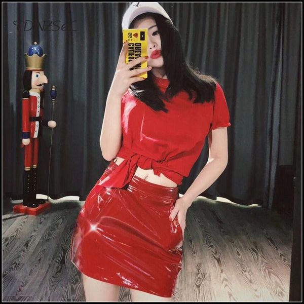 skirts shiny faux latex leather a-line women high waist casual pu mini with pocket office lady simple short custom, Black
skirts shiny faux latex leather a-line women high waist casual pu mini with pocket office lady simple short custom, Black