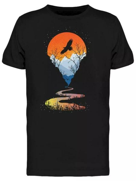 Eagle Over The Valley Tee Men's -Image by Shutterstock, White;black
Eagle Over The Valley Tee Men's -Image by Shutterstock, White;black