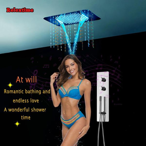 crystal pendant bluetooth music led ceiling shower head concealed thermostatic set panel faucet tap speaker system bathroom sets
crystal pendant bluetooth music led ceiling shower head concealed thermostatic set panel faucet tap speaker system bathroom sets