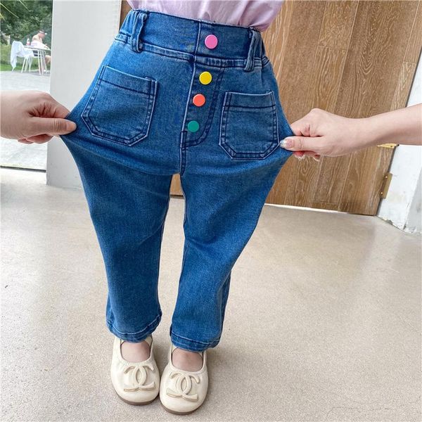trousers fashion solid pants kids children casual button cotton spring autumn cn straight, Blue
trousers fashion solid pants kids children casual button cotton spring autumn cn straight, Blue