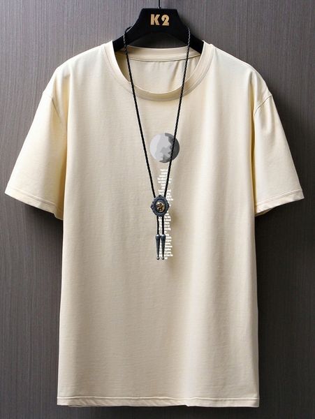 men slogan graphic tee without necklace d6pp#, White;black