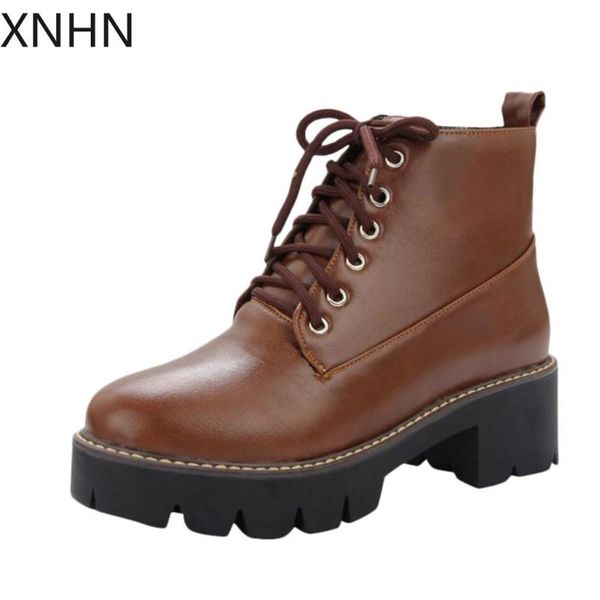 boots leather s boot woman shoes winter warm lace-up short for waterproof platform western style, Black
boots leather s boot woman shoes winter warm lace-up short for waterproof platform western style, Black
