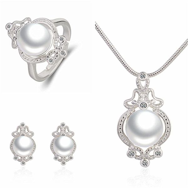 earrings & necklace liffly pendant gift bridal romantic party for women fashion jewelry sets crystal ring, Silver
earrings & necklace liffly pendant gift bridal romantic party for women fashion jewelry sets crystal ring, Silver
