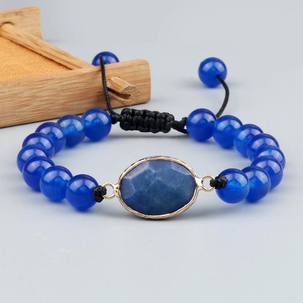 beaded, strands 4 style navy blue chalcedony bracelet 6 8mm natural stone bead oval drop type pendant women yoga engery balance jewelry, Black
beaded, strands 4 style navy blue chalcedony bracelet 6 8mm natural stone bead oval drop type pendant women yoga engery balance jewelry, Black
