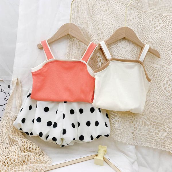 kids clothing sets girls outfits baby clothes children wear summer cotton tank dots skirts princess suits 2pcs b7062, White
kids clothing sets girls outfits baby clothes children wear summer cotton tank dots skirts princess suits 2pcs b7062, White