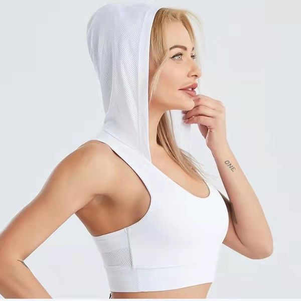 yoga outfit 2021 arrivals women sports bra girls quick dry training hooded underwear vest black white gray color
yoga outfit 2021 arrivals women sports bra girls quick dry training hooded underwear vest black white gray color