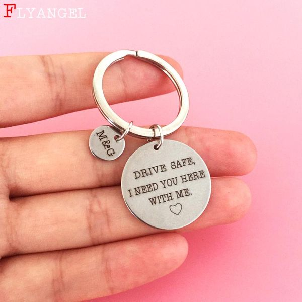 keychains custom engrave name abbreviation initial letter couples keyring gift drive safe i need you here with me women boyfriend keychain, Silver
keychains custom engrave name abbreviation initial letter couples keyring gift drive safe i need you here with me women boyfriend keychain, Silver