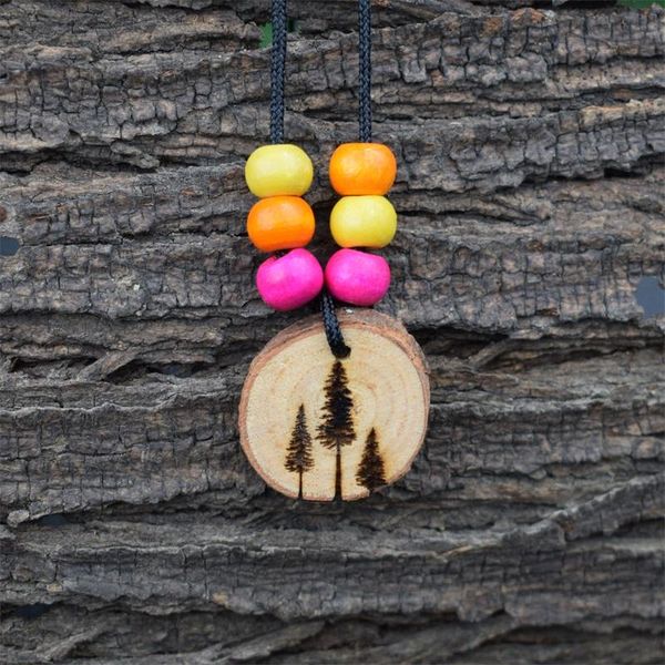 customizable wood pine tree necklace charm nature colorful beads jewelry christmas gift chains, Silver
customizable wood pine tree necklace charm nature colorful beads jewelry christmas gift chains, Silver