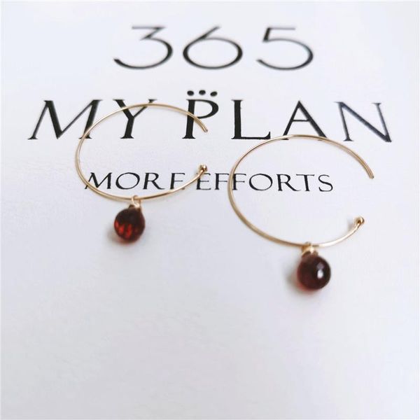 4-5mm red garnet earrings big circle shape 14k gold filled gemstones for women dangle & chandelier, Silver
4-5mm red garnet earrings big circle shape 14k gold filled gemstones for women dangle & chandelier, Silver