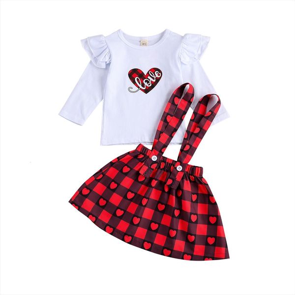 focusnorm infant kids baby girl clothes sets long sleeve heart t shirt suspender skirt 2pcs outfits valentines days, White
focusnorm infant kids baby girl clothes sets long sleeve heart t shirt suspender skirt 2pcs outfits valentines days, White