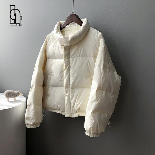 women's down & parkas 2021 women winter warm coat long sleeve stand collar beige jacket casaco feminino white duck, Black
women's down & parkas 2021 women winter warm coat long sleeve stand collar beige jacket casaco feminino white duck, Black