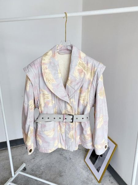 women's jackets women jacket contrast printed lapel double pocket coat fake two-piece cotton, Black;brown
women's jackets women jacket contrast printed lapel double pocket coat fake two-piece cotton, Black;brown