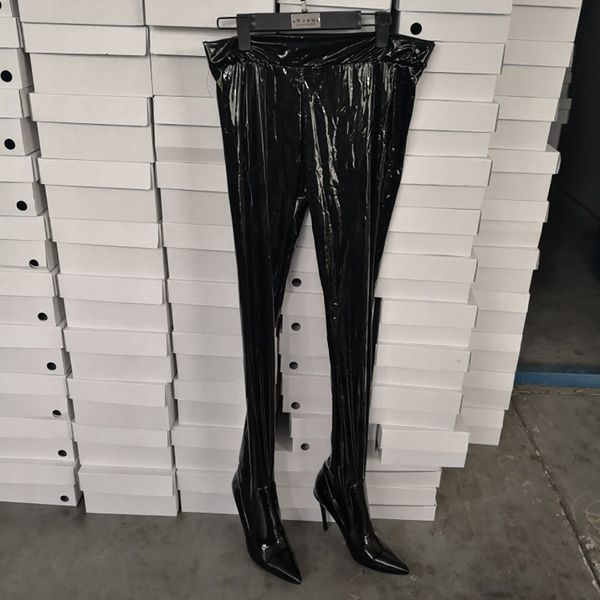 womens handmade high heel waist pants boots real pictures pointed-toe large size us5-15 evening club party prom fashion winter long boots bl, Black
womens handmade high heel waist pants boots real pictures pointed-toe large size us5-15 evening club party prom fashion winter long boots bl, Black