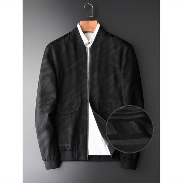 men's jackets 2021 spring fashion yarn dyed dark fabric classic baseball collar jacket clothing for young and middle-aged men, Black;brown
men's jackets 2021 spring fashion yarn dyed dark fabric classic baseball collar jacket clothing for young and middle-aged men, Black;brown
