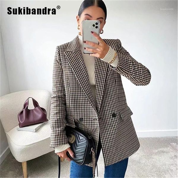 sukibandra autumn 2021 fashion women office ladies wear plaid blazer casual elegant woman jacket fall female long sleeve coat women's s, White;black
sukibandra autumn 2021 fashion women office ladies wear plaid blazer casual elegant woman jacket fall female long sleeve coat women's s, White;black