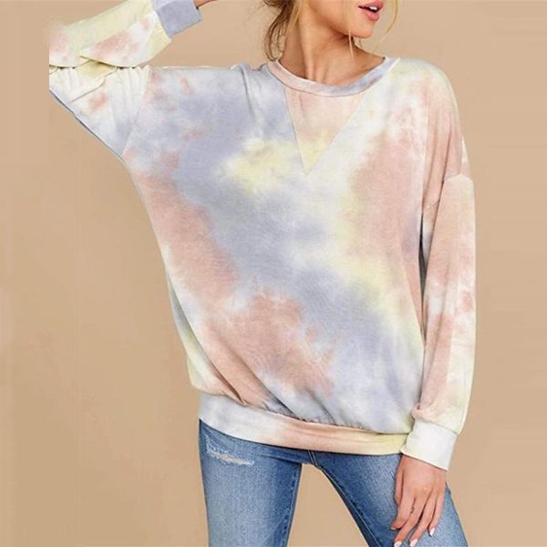 women's hoodies & sweatshirts women sweatshirt autumn rainbow color tide long-sleeve pullovers tie dyeing shirt clothes 2021#g4, Black
women's hoodies & sweatshirts women sweatshirt autumn rainbow color tide long-sleeve pullovers tie dyeing shirt clothes 2021#g4, Black