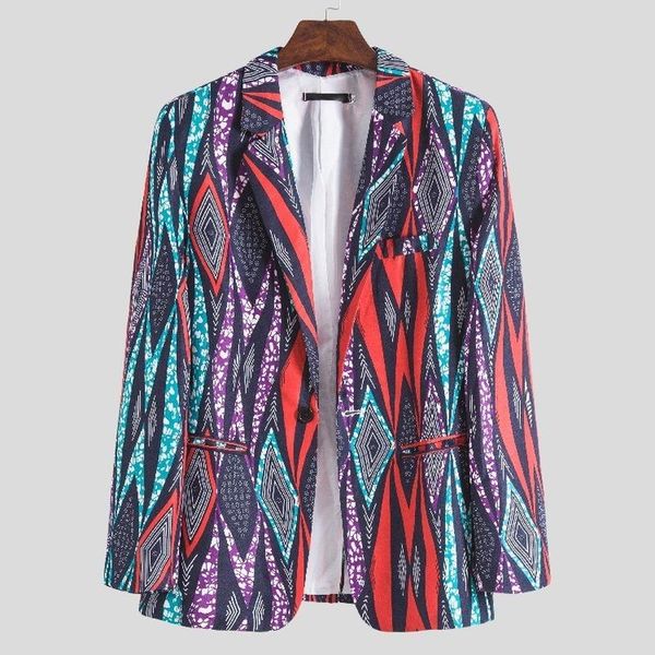 men's suits & blazers parklees vintage african slim fit printed blazer jacket men brand one button suit jackets party stage banquet pro, White;black
men's suits & blazers parklees vintage african slim fit printed blazer jacket men brand one button suit jackets party stage banquet pro, White;black