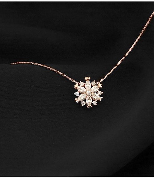 chains snowflake necklace for women sterling clavicle chain ins simple all-match niche design rose girlfriends two, Silver
chains snowflake necklace for women sterling clavicle chain ins simple all-match niche design rose girlfriends two, Silver