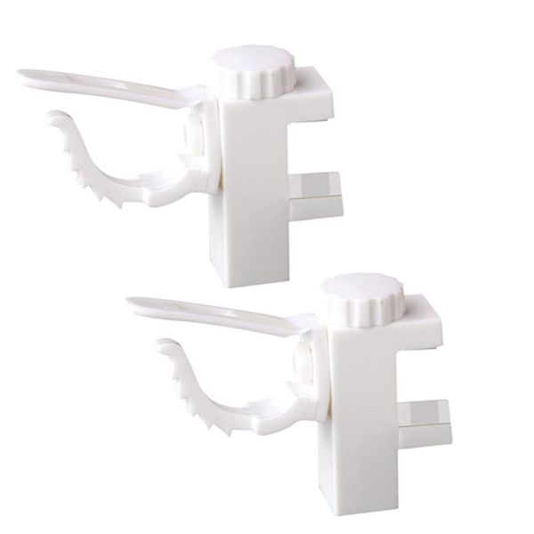 hooks & rails 2pc adjustable support bracket towel hook clip self adhesive shower curtain organized rods holder bathroom #632
hooks & rails 2pc adjustable support bracket towel hook clip self adhesive shower curtain organized rods holder bathroom #632
