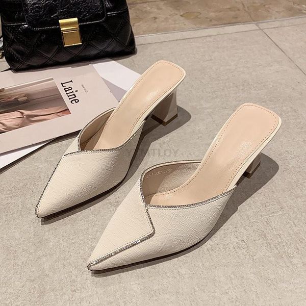 slippers high heeled shoes lady pointed toe ladies' luxury slides women jelly flip flops indoor ytmtloy house zapatillas mujer, Black
slippers high heeled shoes lady pointed toe ladies' luxury slides women jelly flip flops indoor ytmtloy house zapatillas mujer, Black